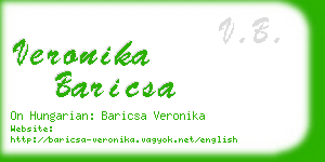 veronika baricsa business card